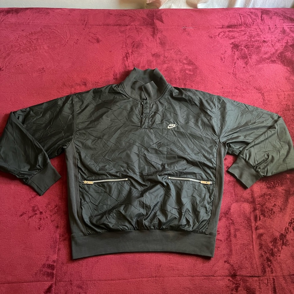 Nike Men's Black Quilted Windbreaker